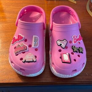 Girls Barbie Crocs